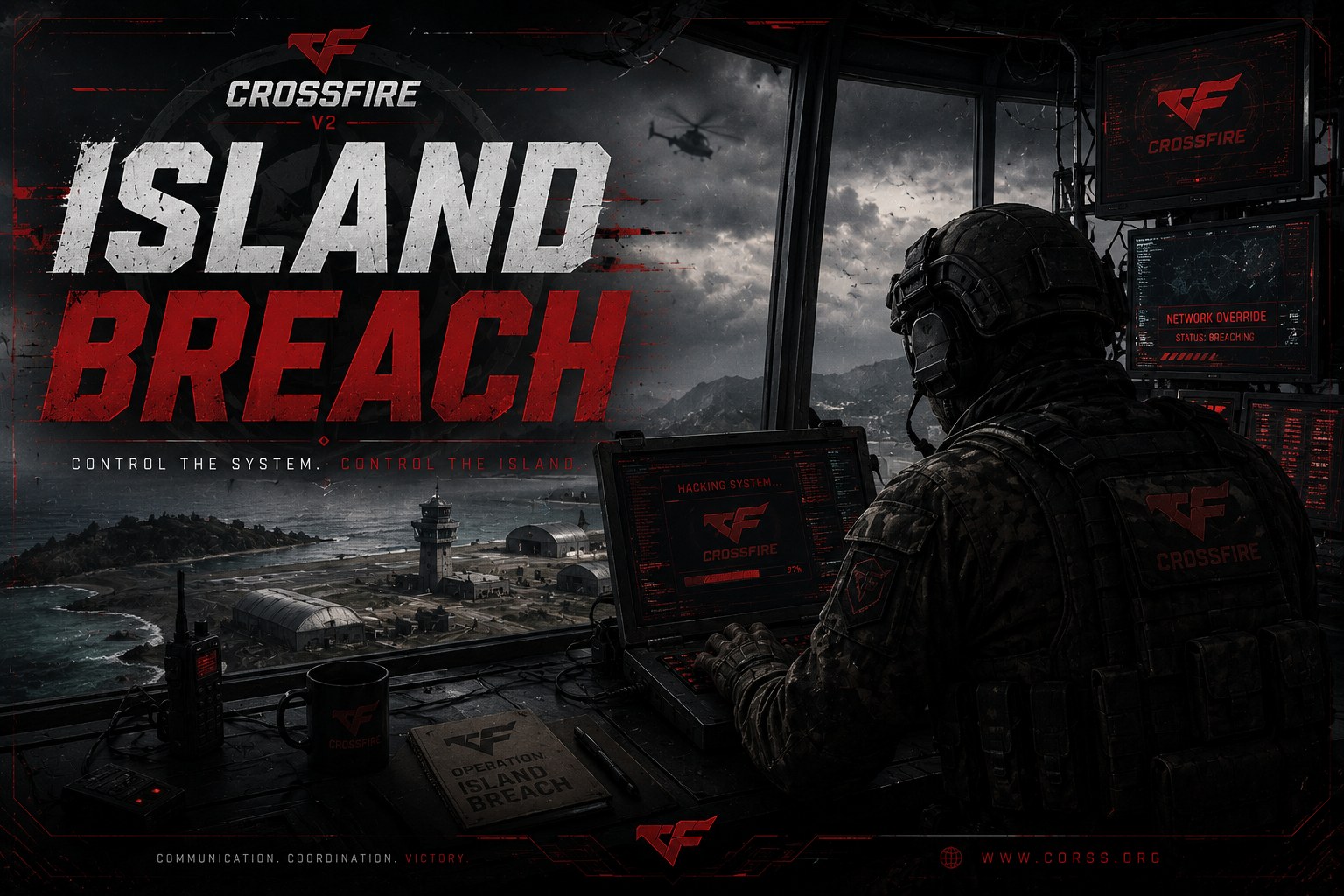 Island Breach CrossfireV2 operation poster